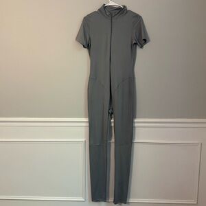 Matte Brand Charcoal Gray Women's Jumpsuit (A1-19)‎